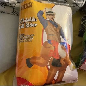 Inflatable Bull Rider Costume